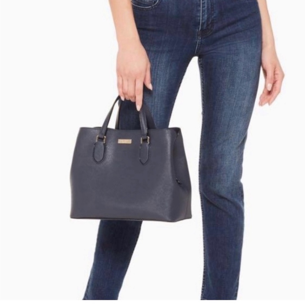 Kate Spade Medium Satchel Purse Crossbody Bag. Black.